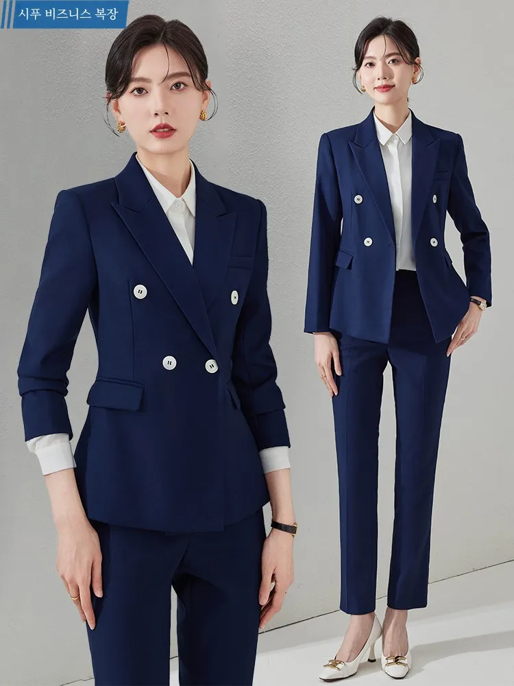 Высококлассный профессиональный костюм женский весенне-осенний темперамент