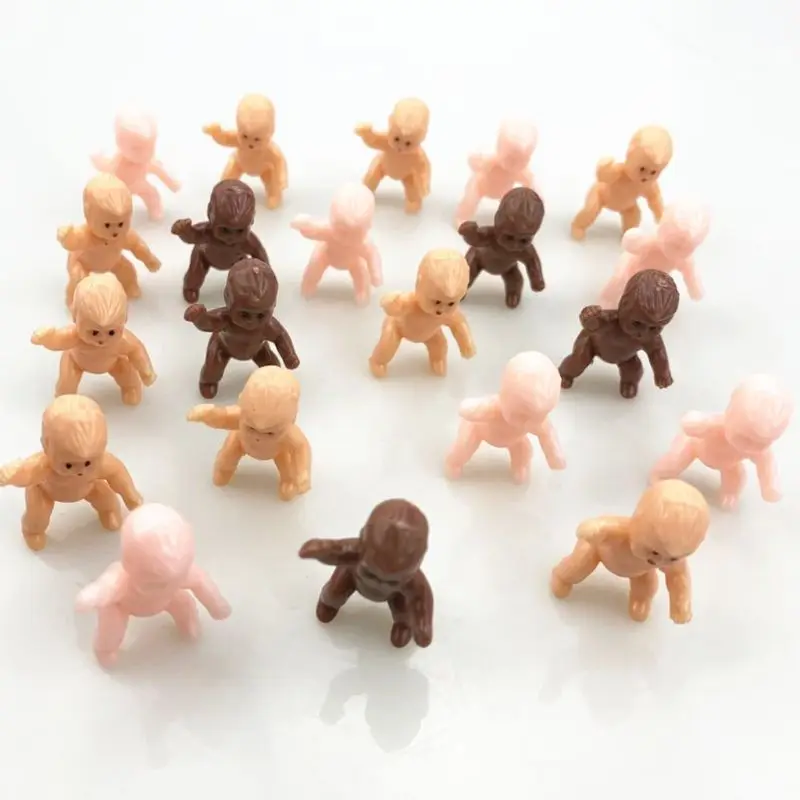 60Pcs Realistic Baby Dolls States Micro Landscape Potted Plant Accs for Sand Table DIY Dollhouse Ornament Decorations N0HD
