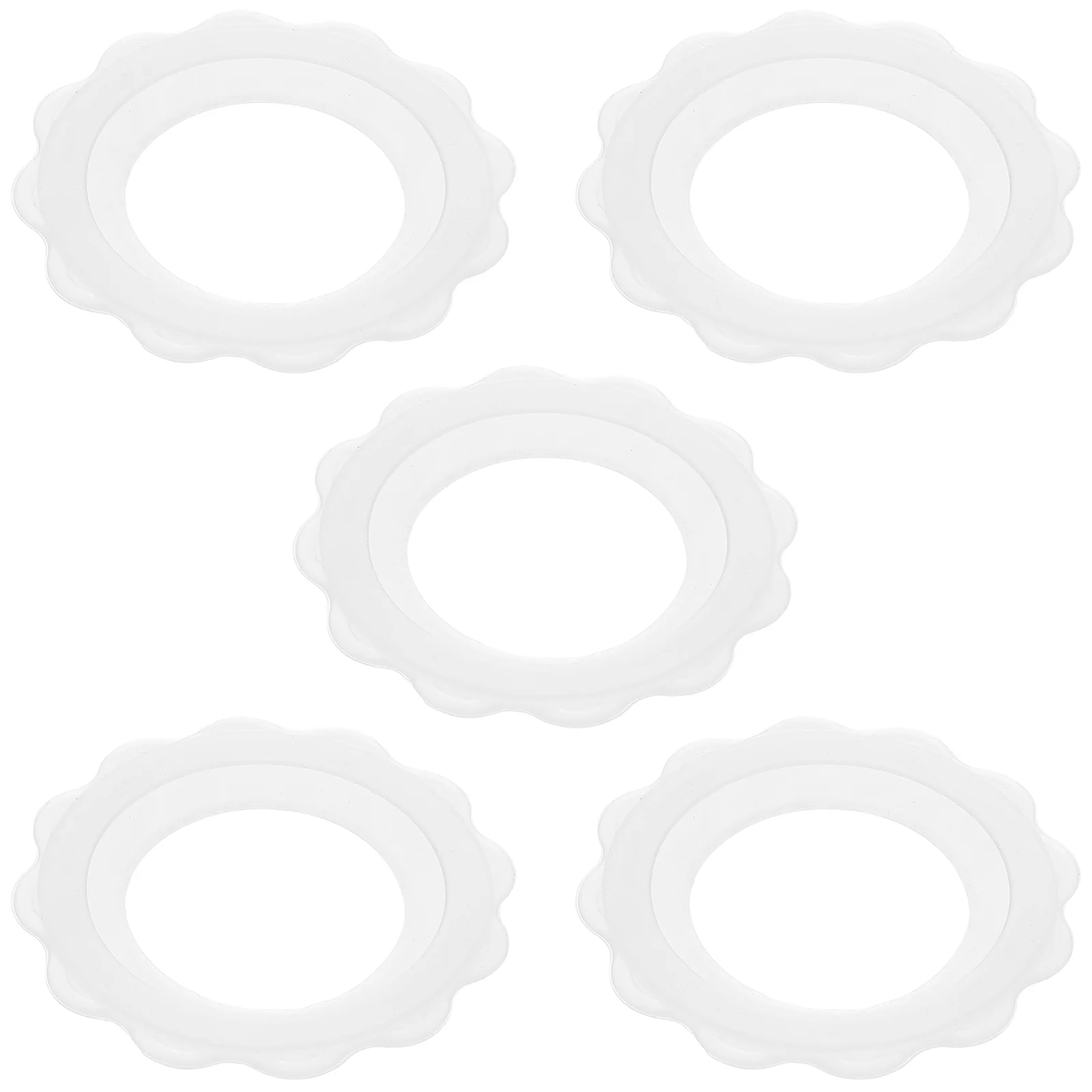5 шт. щитки для сосков силиконовое кольцо груди чашка молока белые чехлы грудного