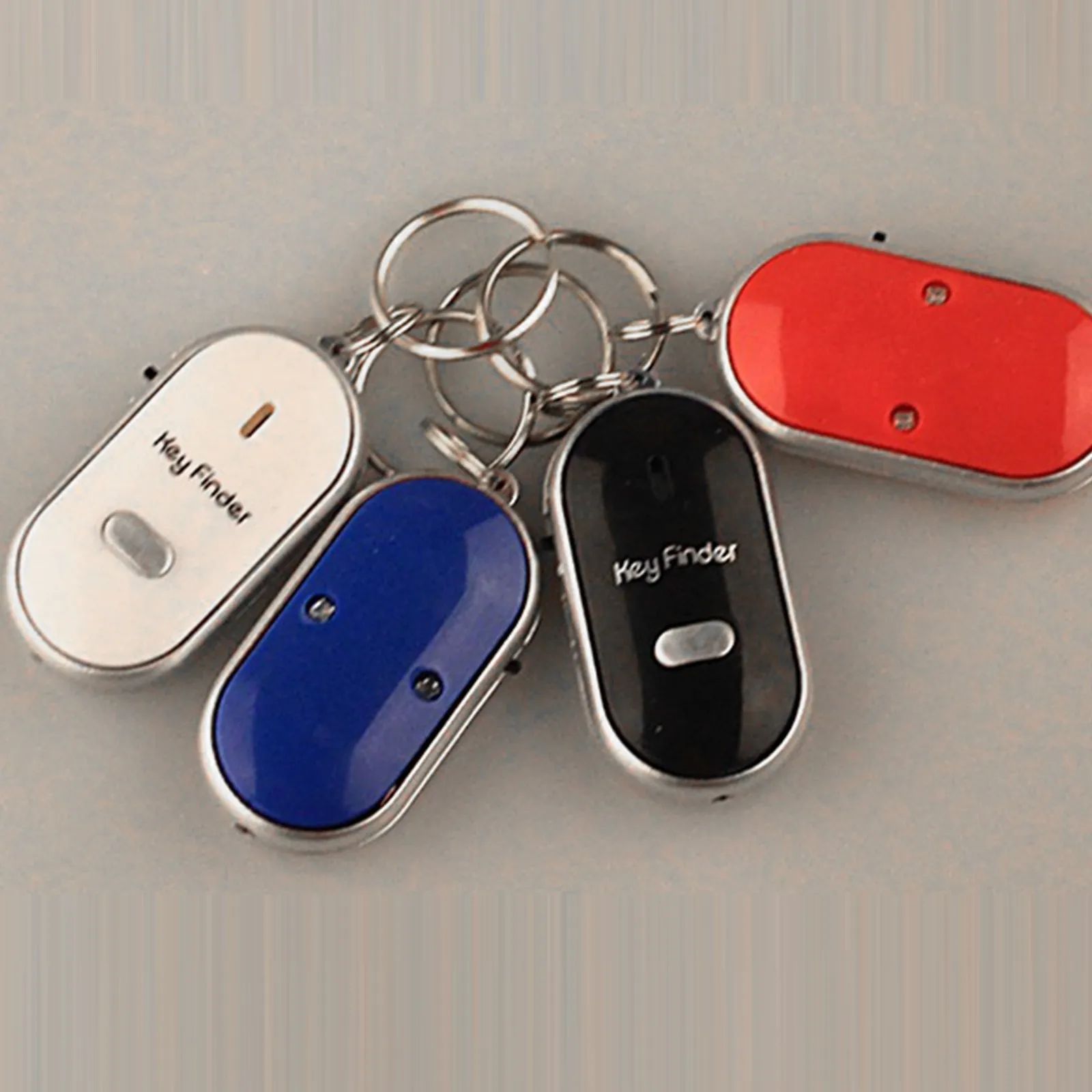 Mini Gps Tracker Led Anti-lost Key Finder Locator Keychain Whistle Sound Control Keyring Seeker For Search |