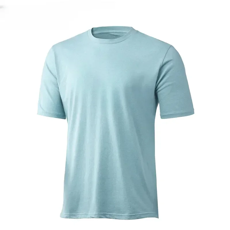 Одежда для рыбалки футболки с короткими рукавами мужская солнцезащитная рубашка