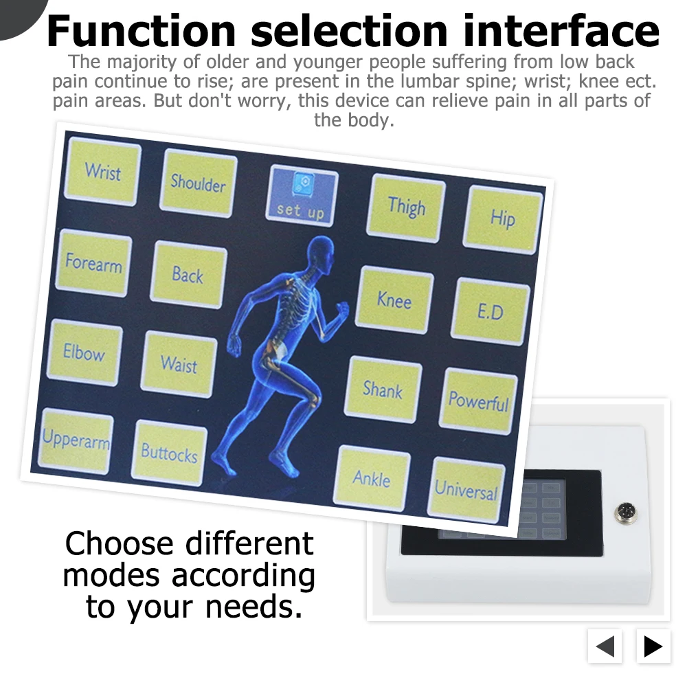 Устройство для ударно-волновой терапии 2024 МДж массажных инструментов ED