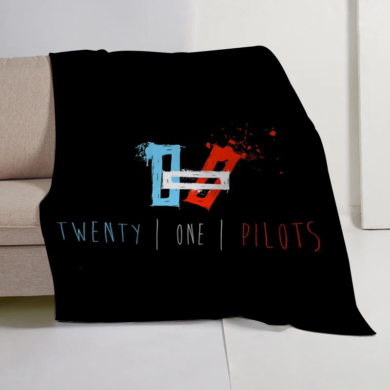 Одеяло для кемпинга диван зимнее постельное белье из микрофибры T-Twentys One Pilots