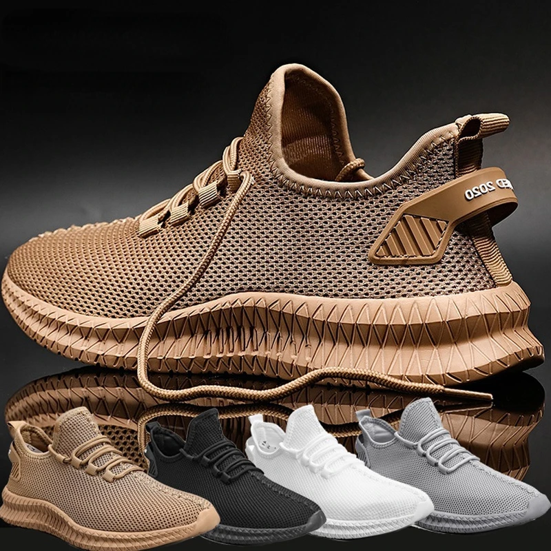 

Fashion Sneakers Lightweight Men Casual Shoes Breathable Male Footwear Lace Up Walking Shoe Sport Running Sneaker Plus Size