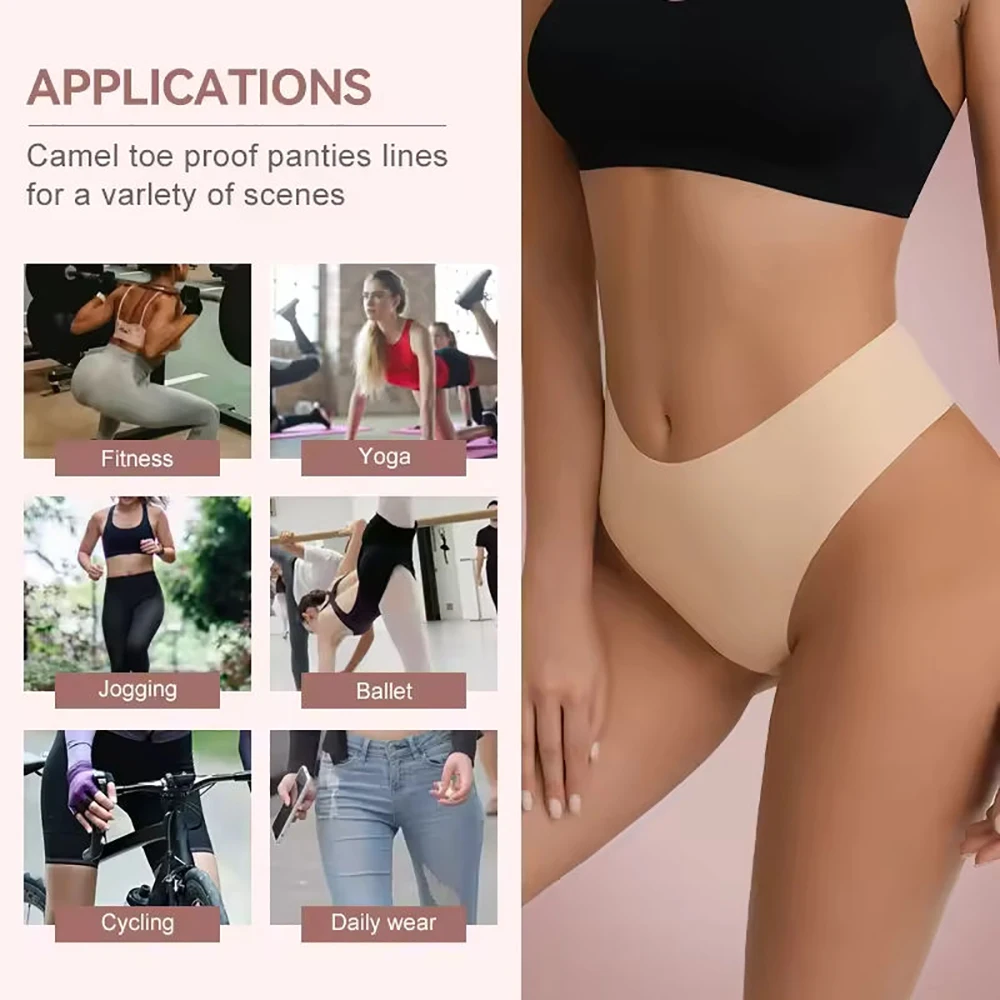 Фото Нижнее белье Camel Concealer Camel Cover Thong Seamless Cam aande Cover G-String Thongs Anti Camels Cover Thongs For Leggings №3