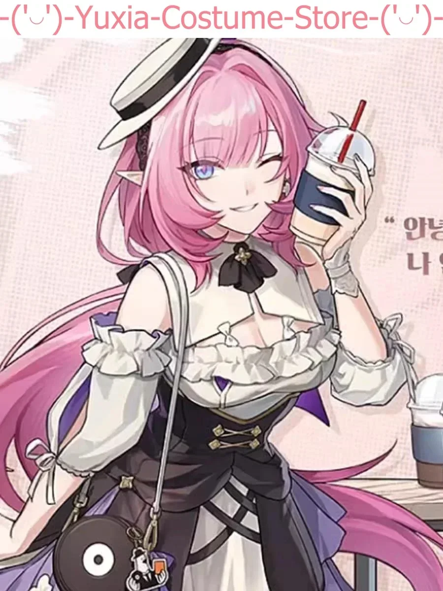 Honkai Impact 3rd Elysia милые воспоминания Dal.Komm игровой костюм платье Униформа для косплея