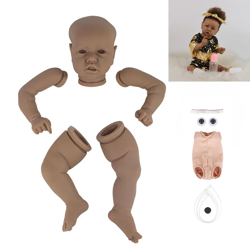 

18/22inch Reborn Doll White Embryo Mold Simulation Baby Plastic Parts Body Doll