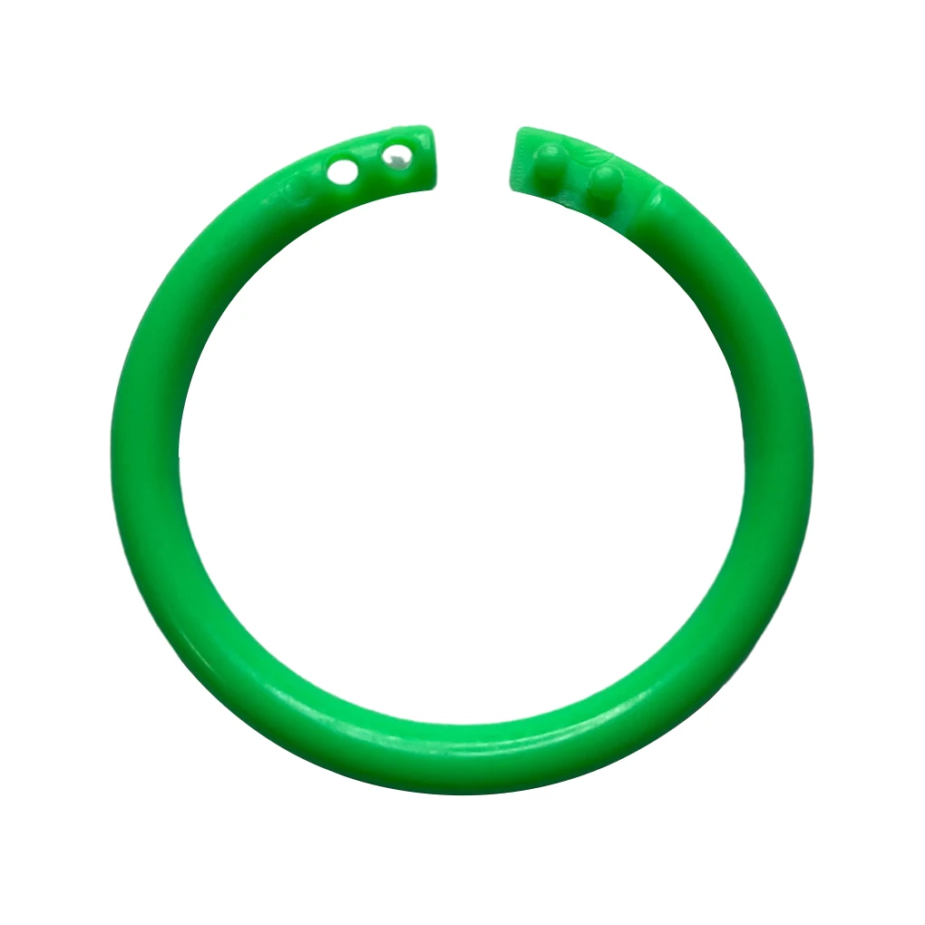 

10pieces Convenient And Versatile - Plastic Loose Leaf Binder Rings For Cards Documents Folders Ring Binder