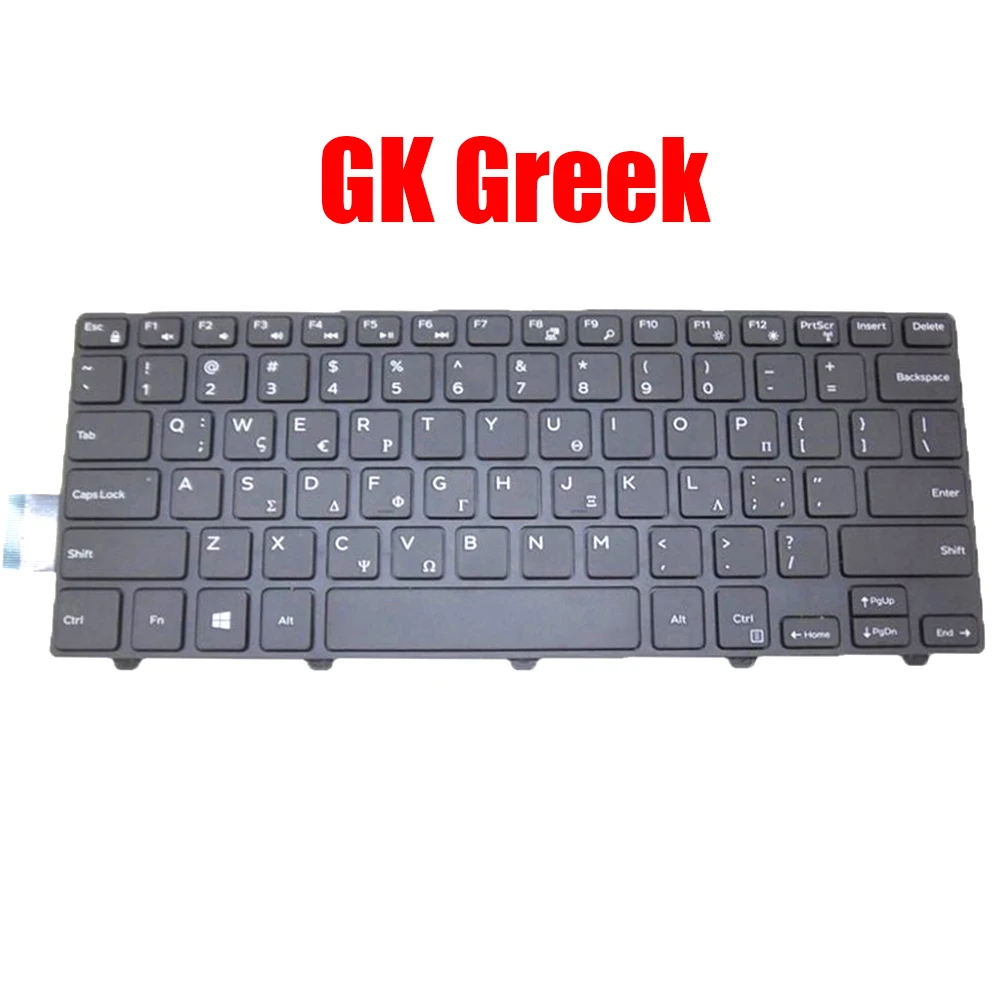 

GK Greek Laptop Keyboard For DELL For Latitude 3450 3460 3470 3480 3488 3580 3588 For Vostro 3445 3446 3449 3458 3459 3468 3478