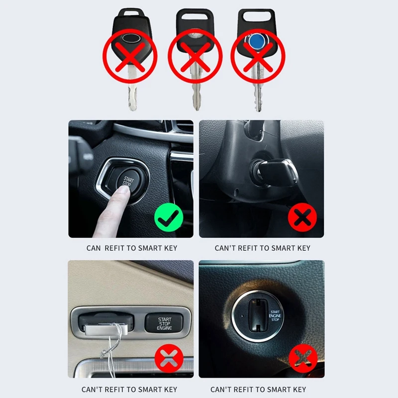 Универсальный дистанционный вход OBD БЕСКЛЮЧЕВОЙ умный ЖК-ключ для BMW //