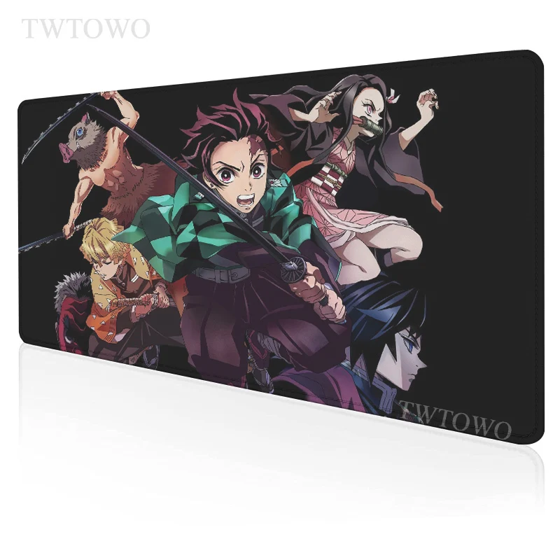 

Anime Demon Slayer Kimetsu No Yaiba Mouse Pad Gamer XL Computer Large Mousepad XXL Mouse Mat Carpet Office Computer Table Mat