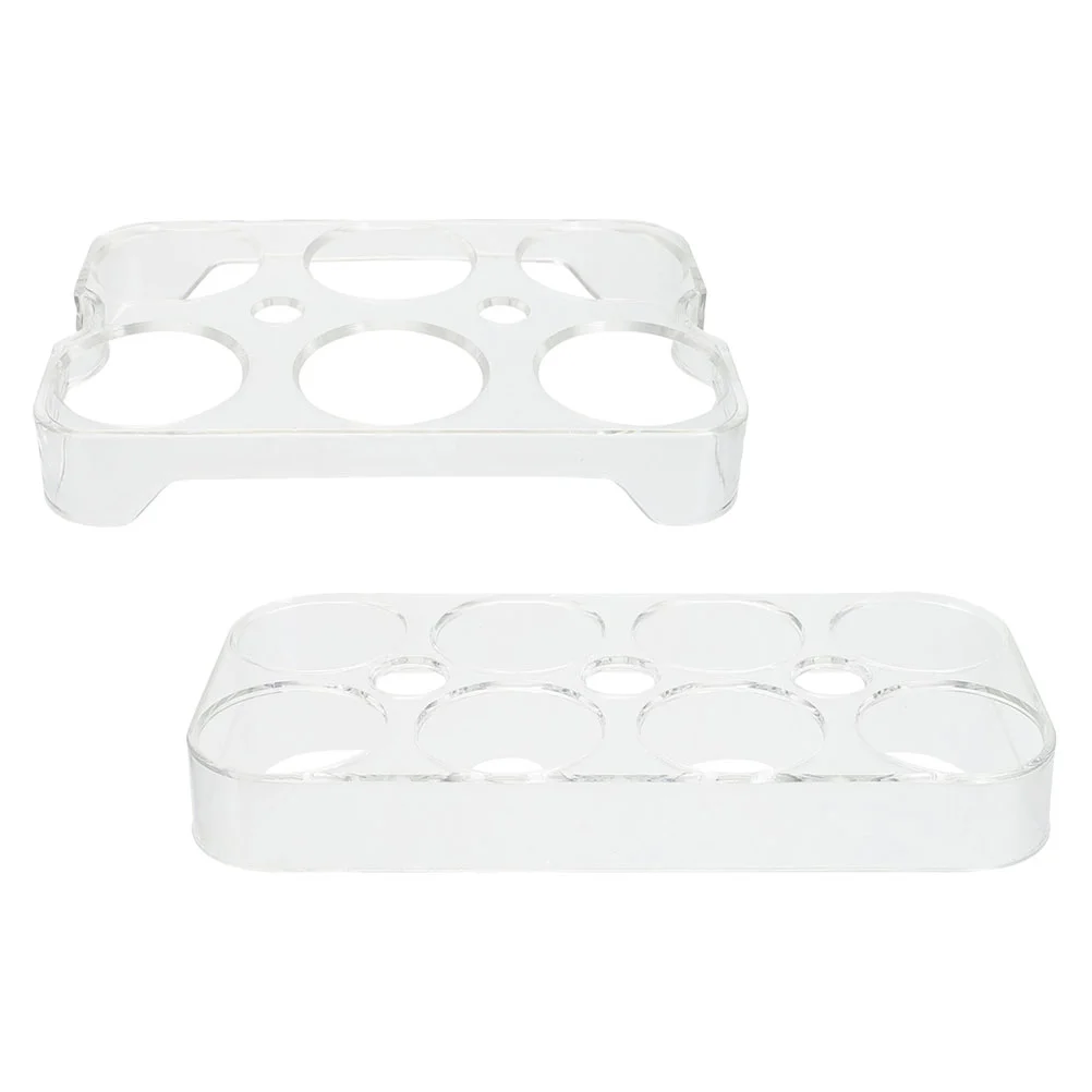 

2Pcs Plastic Egg Tray Holder Home Kitchen Countertop Egg Holder Egg Container Storage box Cabinet and