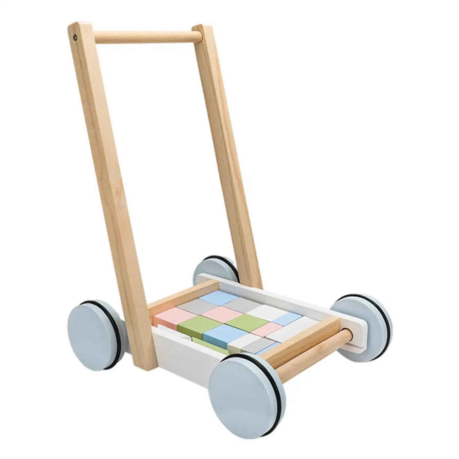 Trolley Colourful Educational Baby Toys Learning Wooden   Car Girls Boys Kid Baby Toddler Children