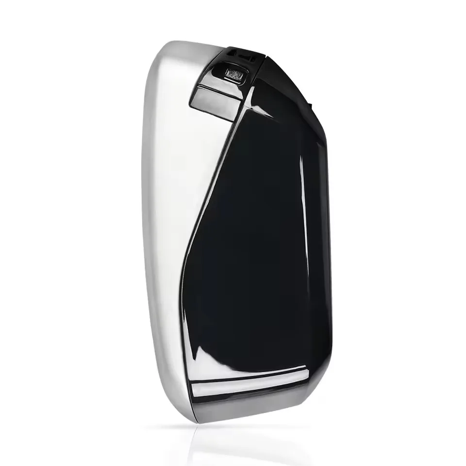 Фото Новый корпус смарт-ключа XuriFor BMW черный/серебристый для I5, I7, IX, X1, X5, X6, X7, XM, Z4, X1 U11, I7 G70, X7 LCI, 320i, F20, U06, M3, GTR, X3, X5, X7, F48 №5