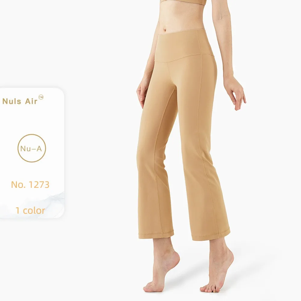 

Flare Nude Pants Woman Yoga Femme Clothing Exercise Clothes Oversize Plaid Women's Classic Tights Gym Work Out Legging Fitness