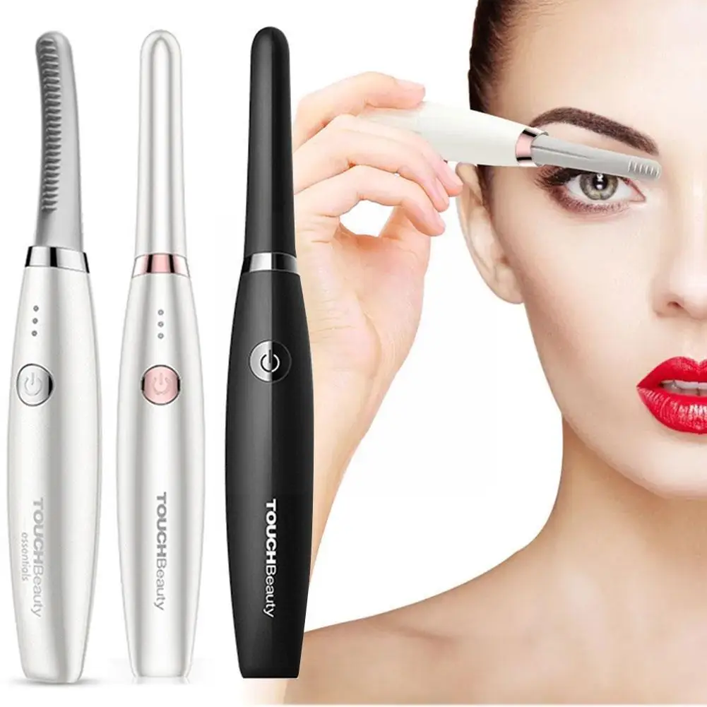 

Electric Eyelash Curler 3 Gear Adjustable Fast Heating Lashes Tools Curling Portable Curler Makeup Eyelash Enhancer Anti-sc Z0F8