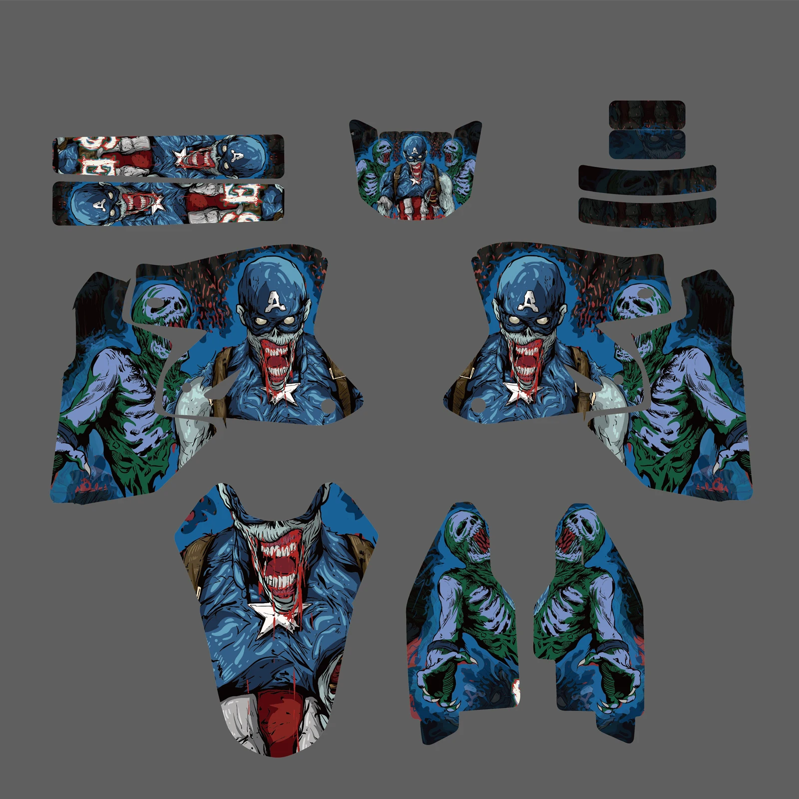 

Для SUZUKI DRZ400SM DRZ 400SM DR-Z 400 SM 2004-2014 наклейки на тему графики мотоцикла Защитные стикеры индивидуальный стиль