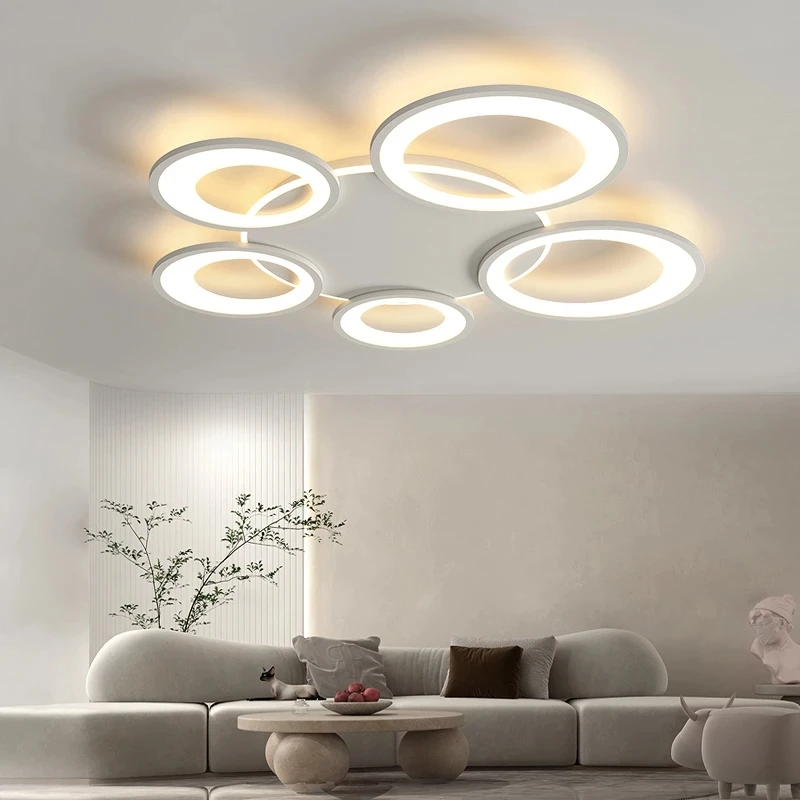 

Led Ceiling Chandelier Modern Living Room Chandelier Home Deco for Bedroom Dining Room Round Indoor Lighting Remote Control