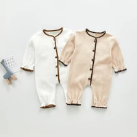infants and young children autumn newborn clothes climbing clothes baby one piece clothes cotton bag fart clothes long sleeves