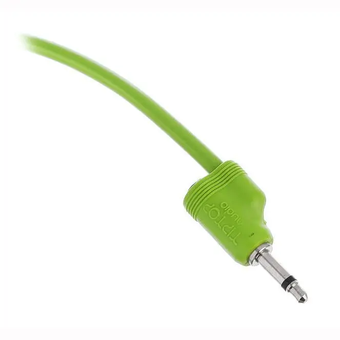 Патч-кабели Tiptop Audio Green 20cm Stackcables Уникальный стэковый патч-кабель |