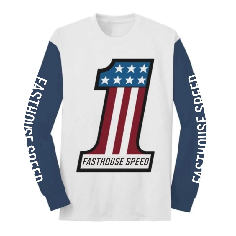 

Fasthouse SPEED Team Motocross Jersey Bicycle Bike Bmx Downhill MTB Ciclismo Motorcycle Cycling Clothing Men Long Sleeve T-Shirt