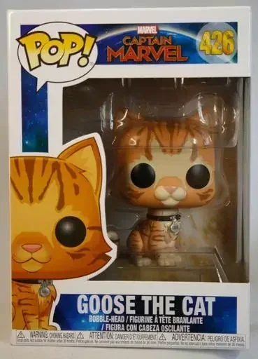 Фото Коллекционная виниловая фигурка Funko Pop 426 Goose Flerken The Cat That Ate Tesseract Captain Marvel MCU, подарок для любителей кино №5