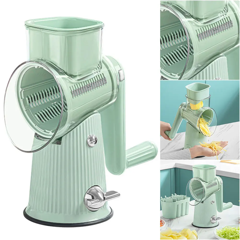 Роторная терка для сыра измельчитель с 3/5 сменными лезвиями еды кухонный легко