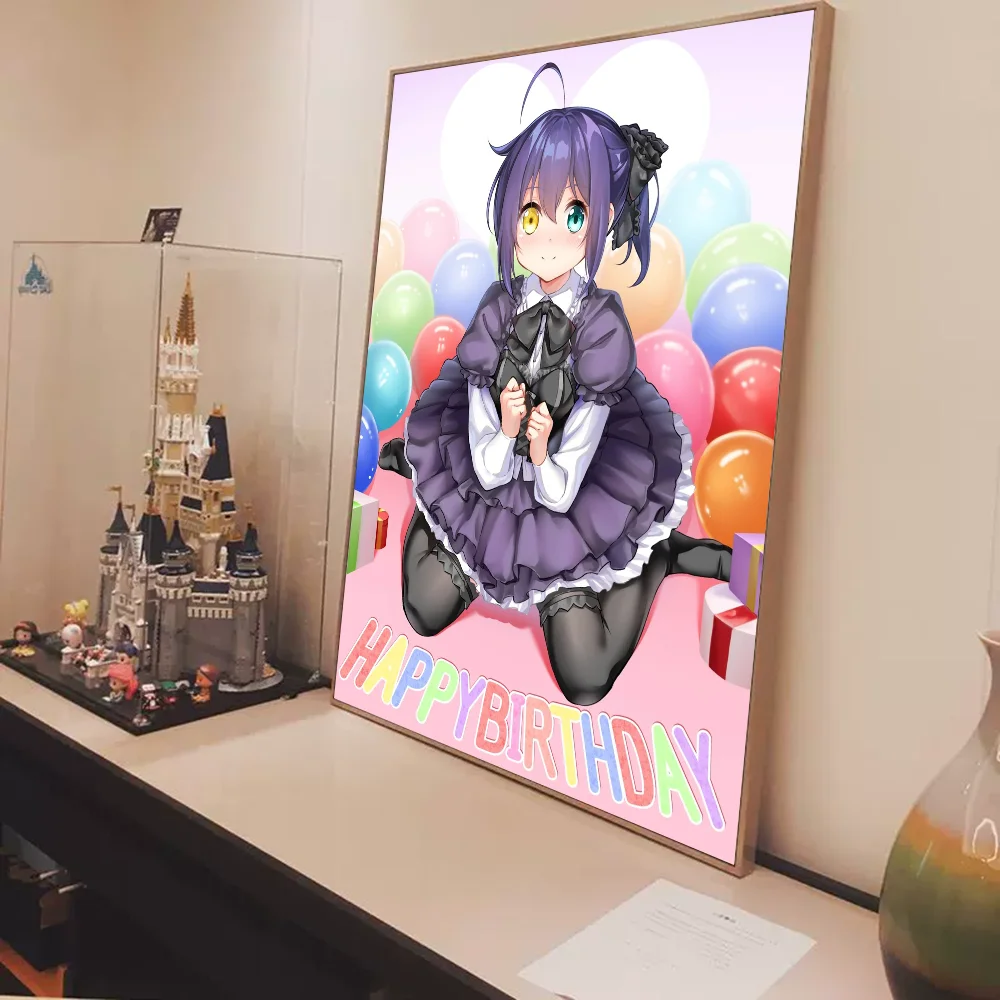 Chuunibyou Demo Koi Ga Shitai Rikka Takanashi Vintage Posters Sticky Room Home Bar Cafe Decor Kawaii