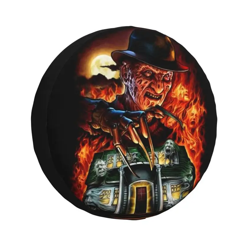 Пользовательский чехол для запасного колеса из фильма ужасов на Хэллоуин Prado Pajero