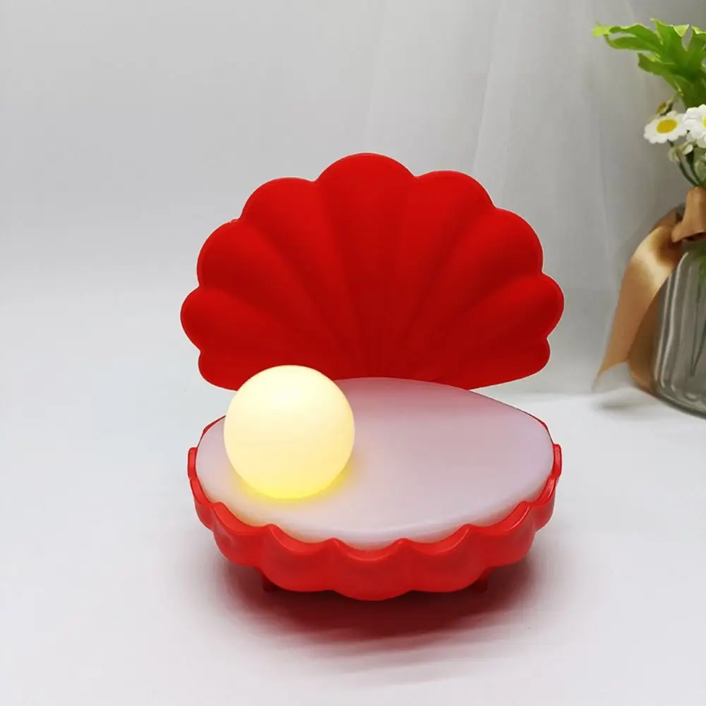 Украшение дома милый ночник с жемчужной ракушкой прекрасный креативный