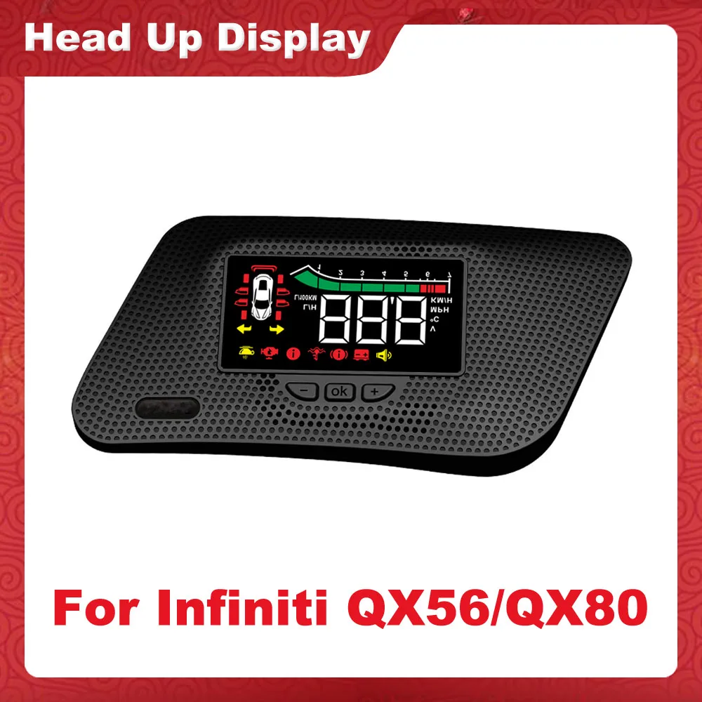 

Автомобильные аксессуары, дисплей HUD для Infiniti QX56/QX80 2010-2020, Автомобильный Электронный Профессиональный экран для безопасного вождения