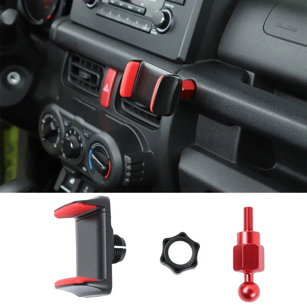 

Suzuki Jimny JB64 JB74 XL 5-дверный 2019-2024 Автомобильная Подставка Для GPS iPad Держатель Для Планшета И Телефона Черный А...