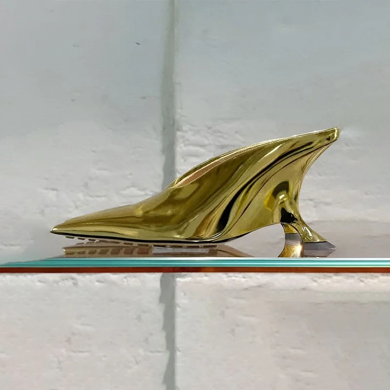 fashion slingbacks sexy pumps high heels shoes pointed toe women pumps party dress shoes spring summer slippers footwear sandals