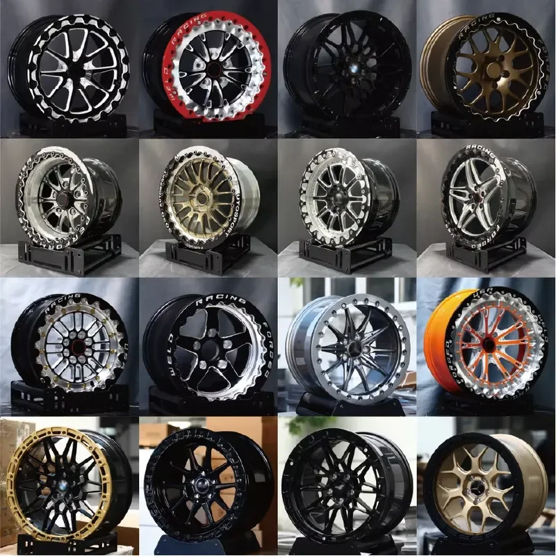 Колесные диски Vitesse Beadlock Weld Racing 18x5 15x10, 5x114.3 5x120 5x115, с индивидуальной отделкой под золото, для Mustang Charger Drag (art.: 3920dc295b4cc) - 3920dc295b4cc