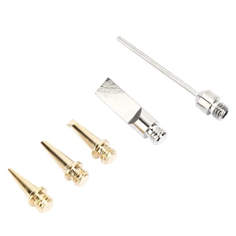 

5Pcs HS-1115K Butane Gas Soldering Iron Kit Welding Kit Torch Pen Tool Gas Soldering Iron Head