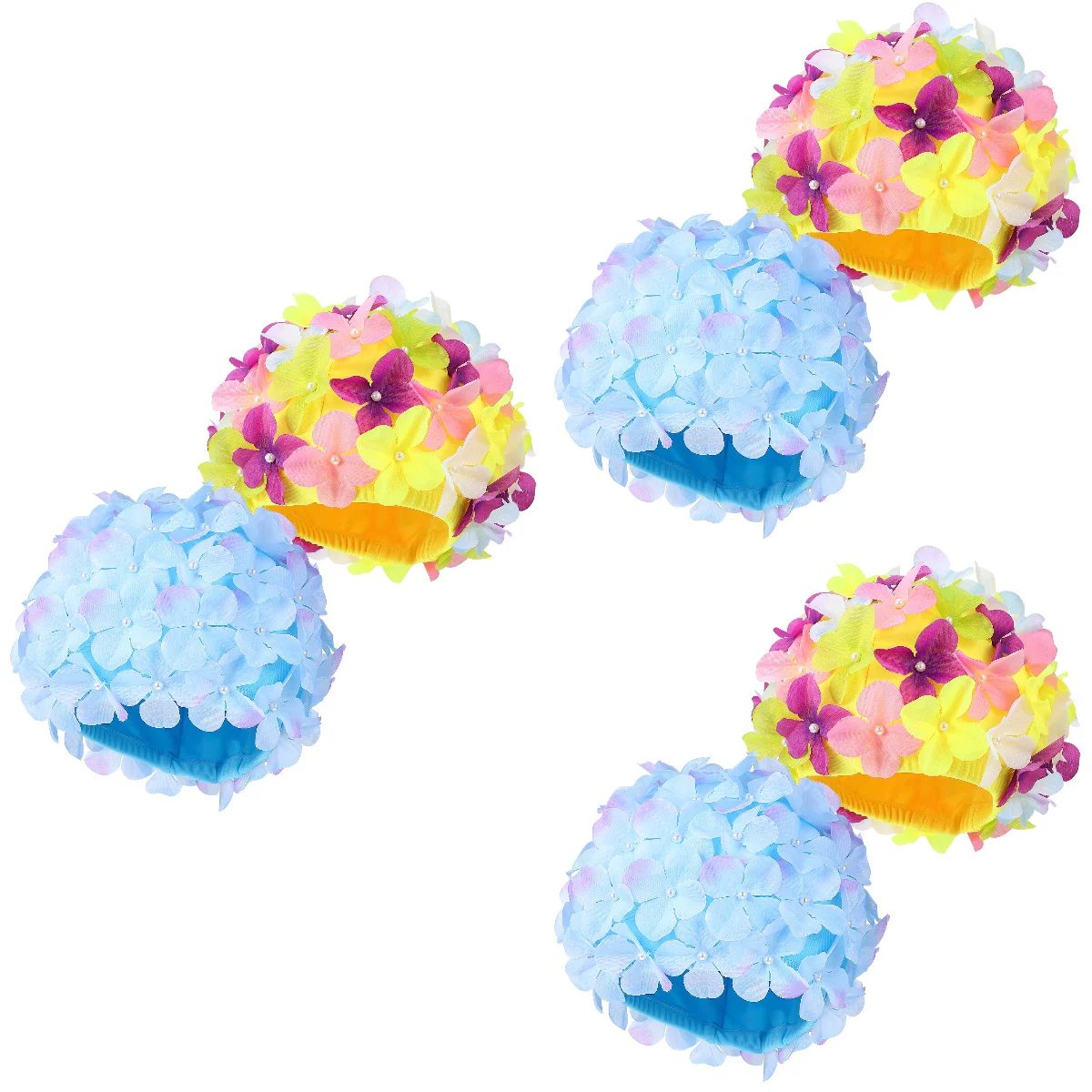 

6 шт., многоразовые Шапки для плавания