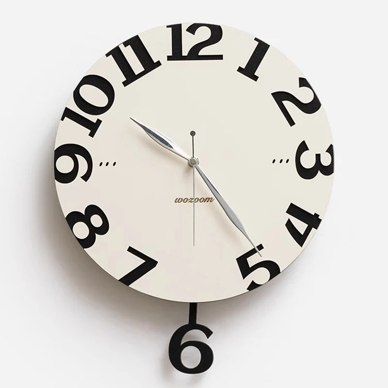 Цифровое украшение элегантные настенные часы интерьерное искусство современные