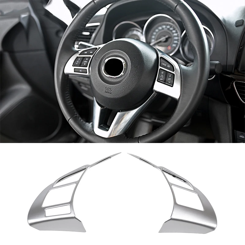 Автомобильная хромированная Внутренняя Рамка рулевого колеса для Mazda Cx-5 Cx5 2012 2013