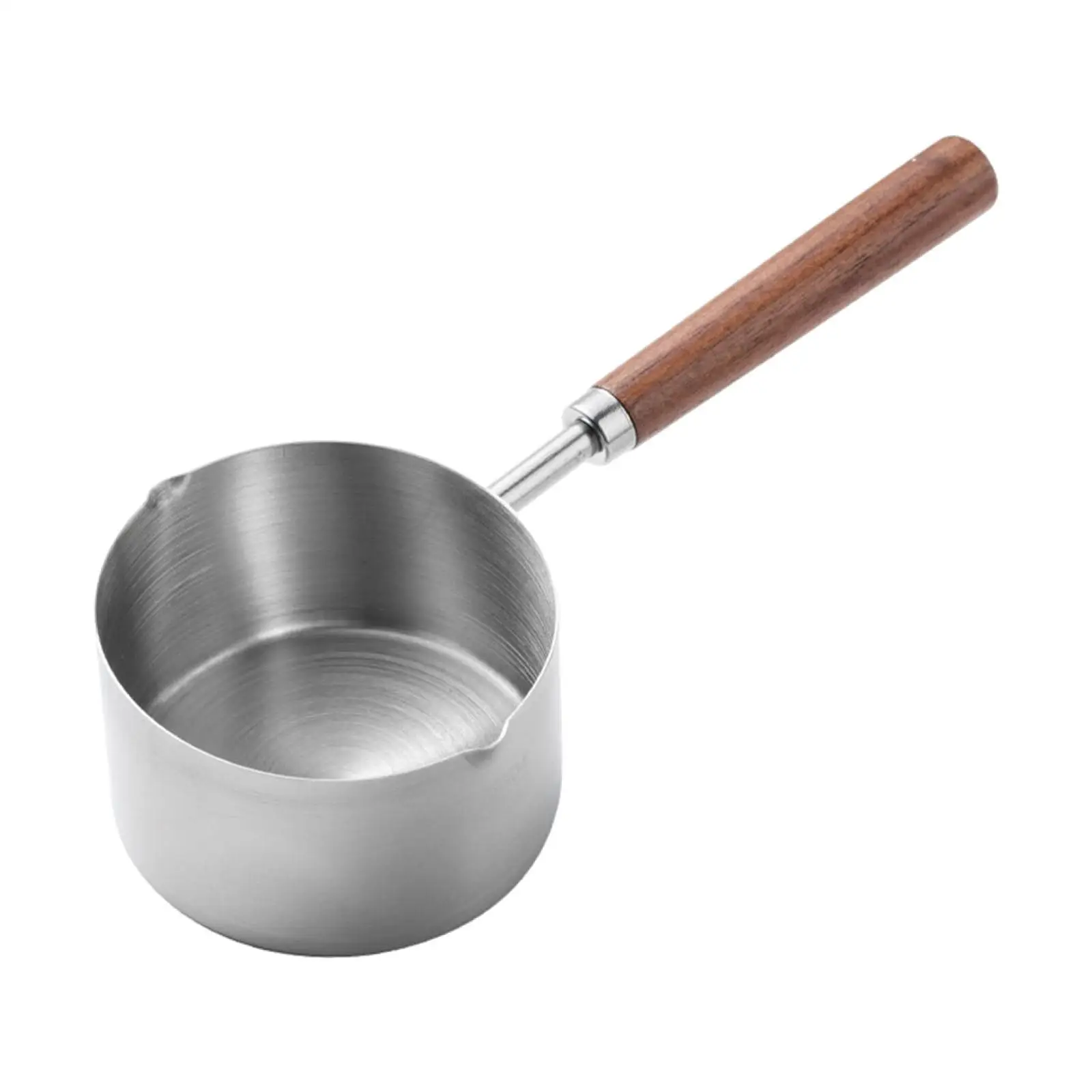 Hot Oil Small Pot Stainless Steel Milk Omelet Pan Pouring for Camping Kitchen Home Burning