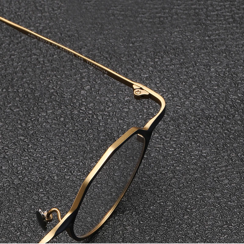 Оправа для очков многоугольная из титана 2024 T мужчин и женщин поляризационные