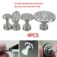 4pcs car body paintless dent hail buckle aluminum alloy glue puller tabs remover automobile repair set paint dent repair tool