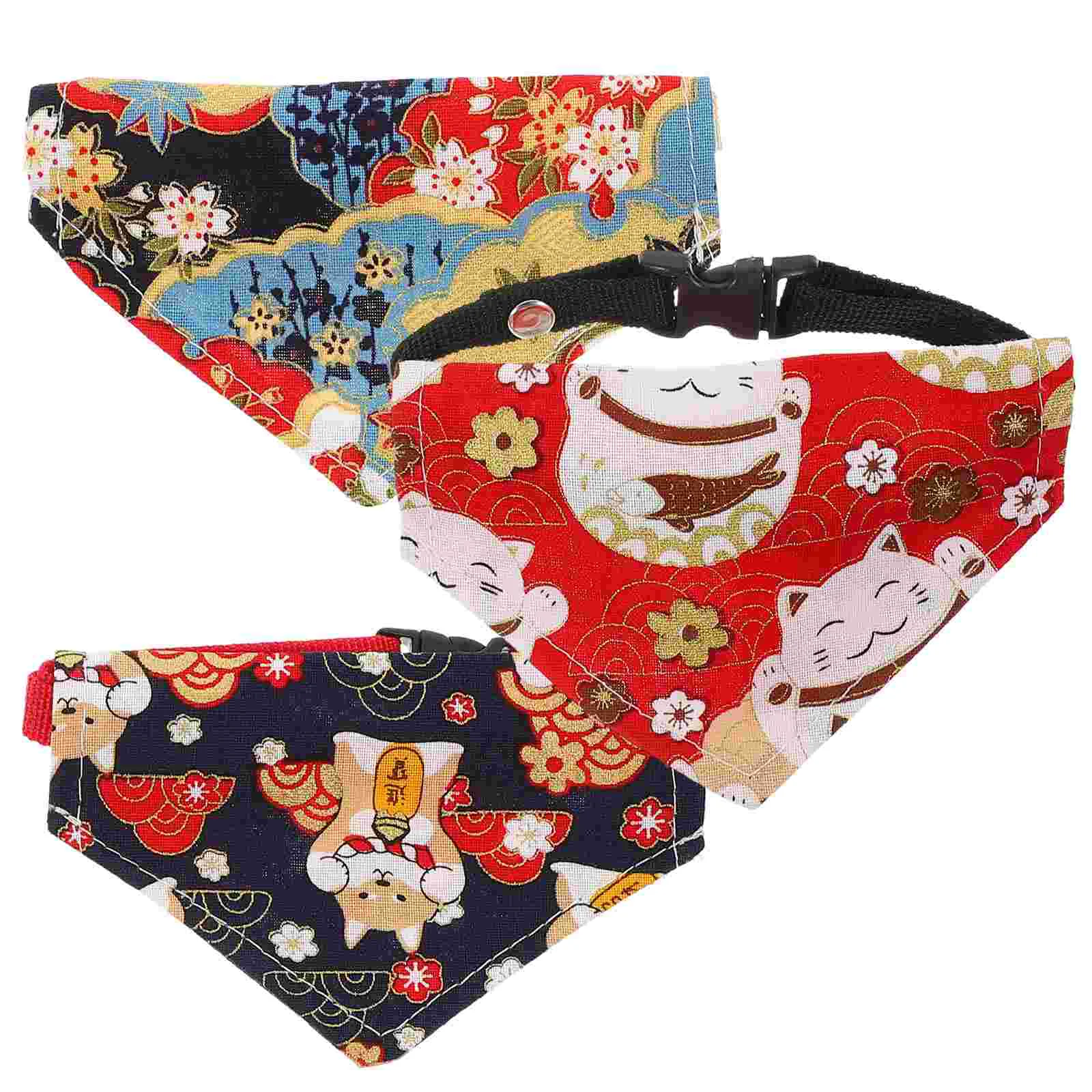

Pet Bib Scarf Kitten Cat Decorative Adorable Reusable Comfortable Accessory Lovely Triangular Washable Productscats
