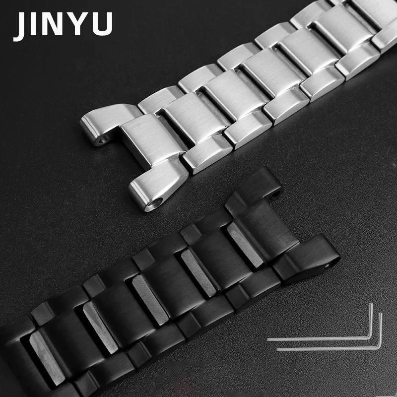 Stainless Steel Watchband For Casio G-Shock Watch Band GST-210 GST-W300 GST-400G GST-B100 S100D/S110D/W110 Metal Strap Bracelet