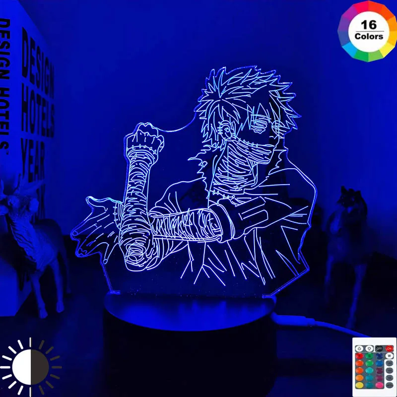 

3d Lamp Anime My Hero Academia Dabi Lamp for Bedroom Decoration Birthday Gift Toya Todoroki Led Night Light