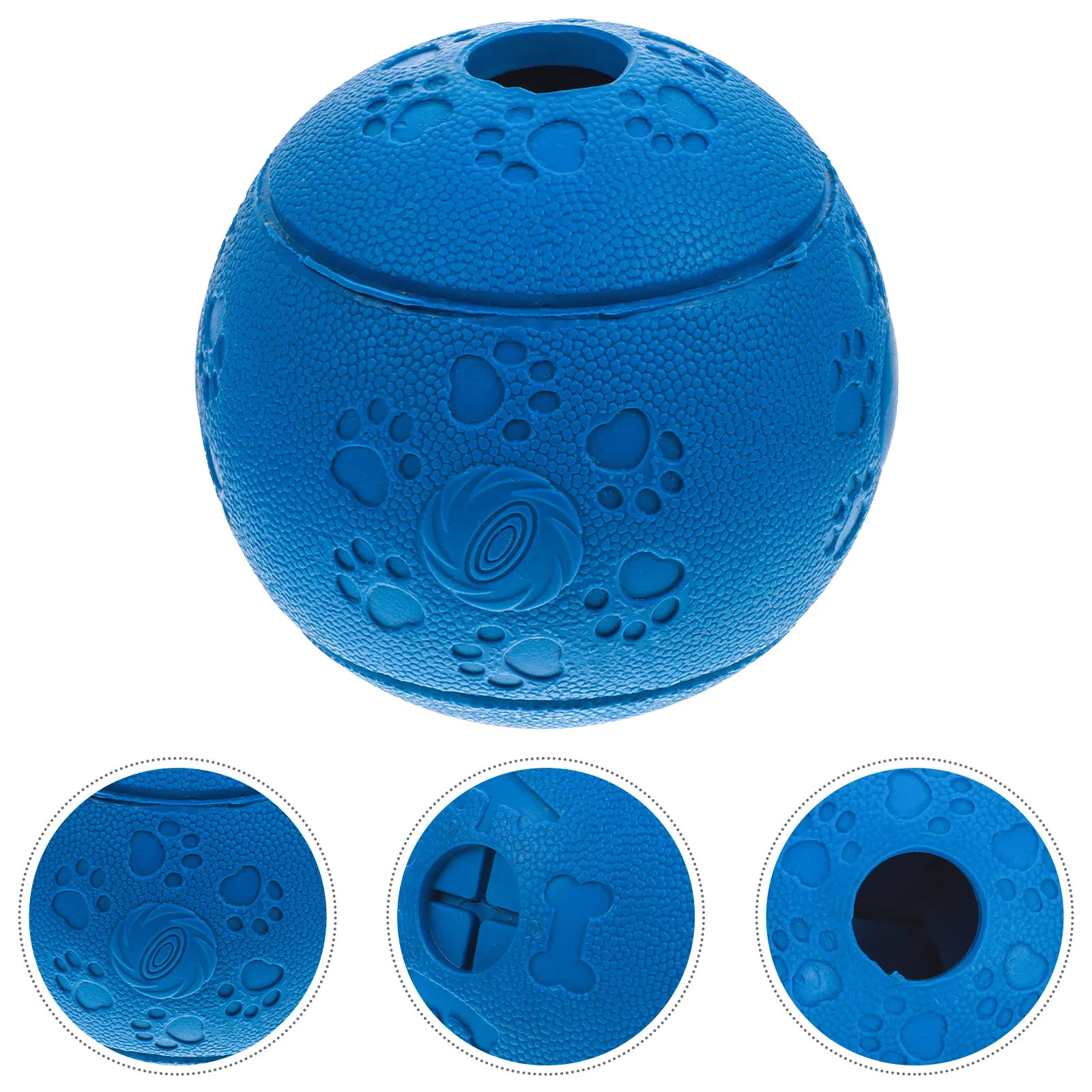 

Pets Dog Treat Ball Dispensing Puzzle Toy for Cleaning Training Chewing Playing