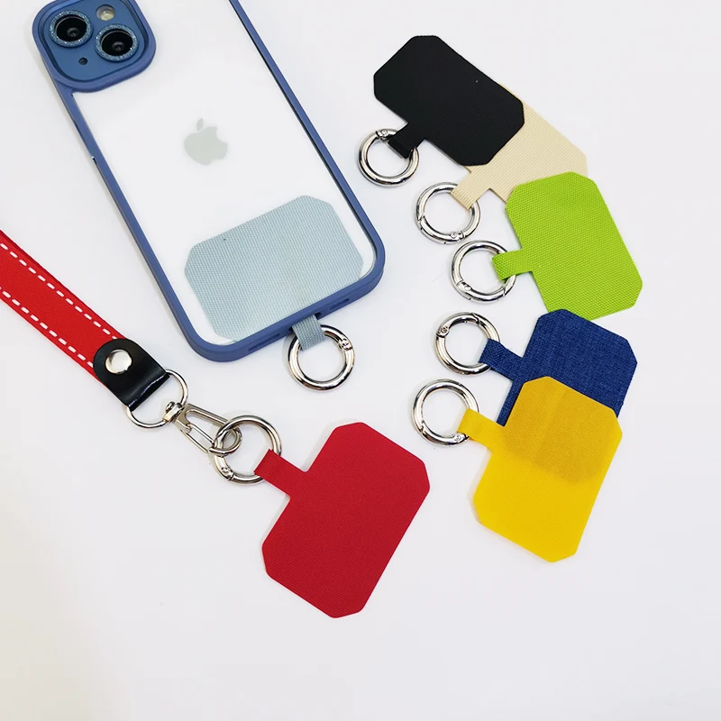 

2022 New Metal Buckle Pendant Mobile Phone Universal Card Pad No Lanyard Mobile Phone Lanyard Clip Patch Fixed Anti-lost Fixed
