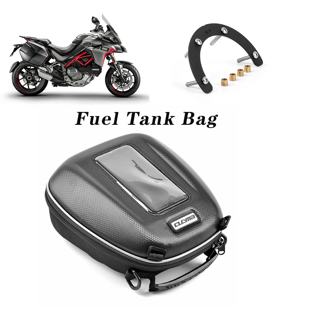 

Motorcycle Tanklock Flange BF11 Fuel Tank Bag For Ducati Multistrada 950 1200 1260 S Enduro V4 V4S Sport MTS 950S 1260S 1200S