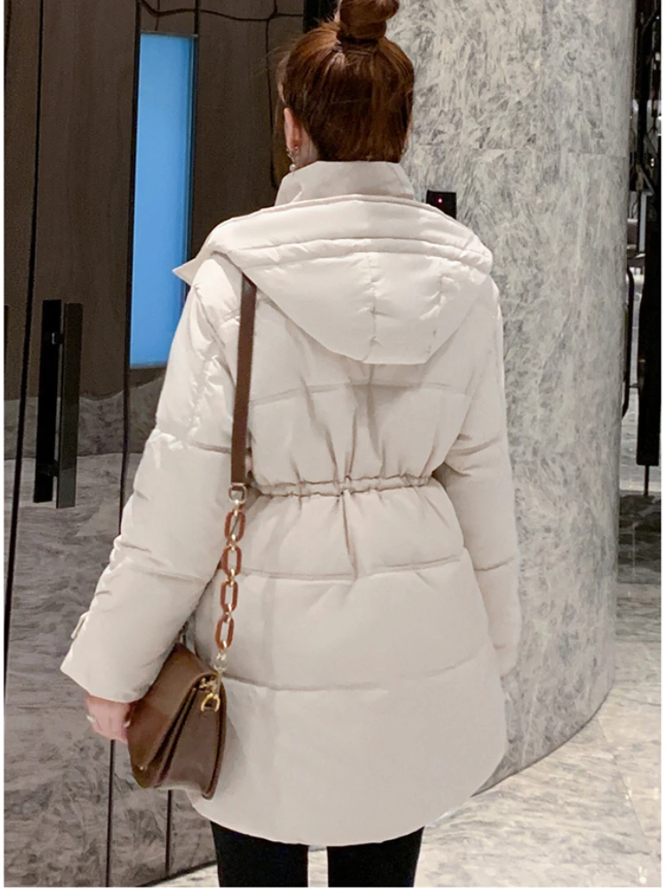 Women Winter Down Padded Jacket Women Hooded Parkas Coat 2022 Winter Clothes Thick Warm Cotton Coat Winter Jacket Female Outwear