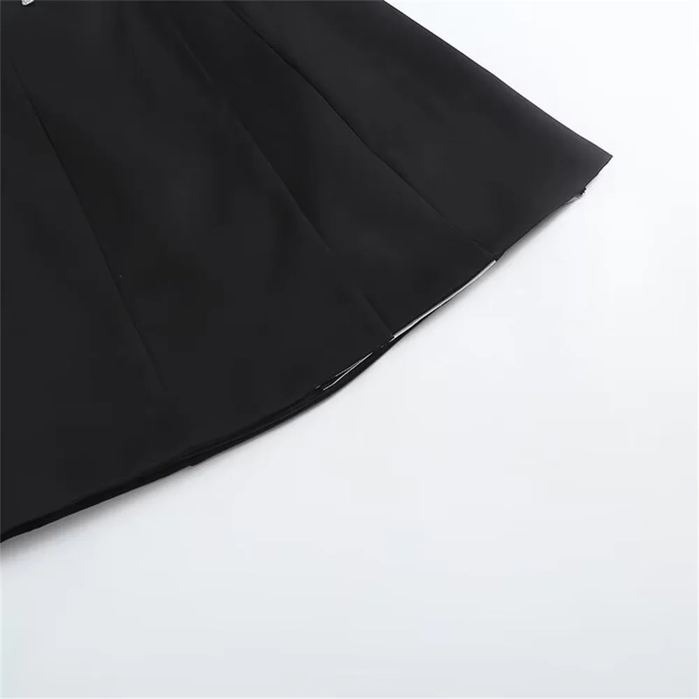 Женское платье с рукавами-пузырьками Zarb платье-костюм ажурным бантом на спине