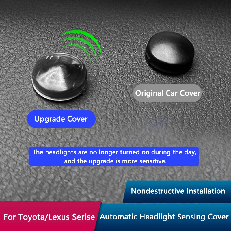 

TAJIAN Car Automatic Headlight Sensing Probe Cover For Toyota/Lexus Serise Self-acting Headlamp Photosensitive Sensor Cap Lid